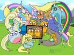 AT the dog family - adventure time with finn and jake foto (