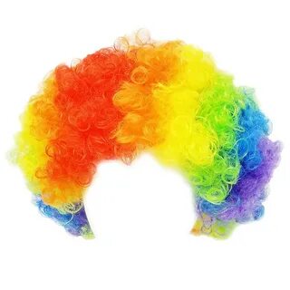 Rainbow Clown Wig Fun Adult Teens Child Kids Halloween Etsy