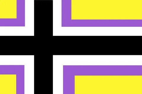 Non Binary Flag / Non Binary Flag - splash