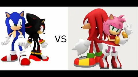 Sonic Vs Amy Vs Shadow Vs Rouge - NovostiNK