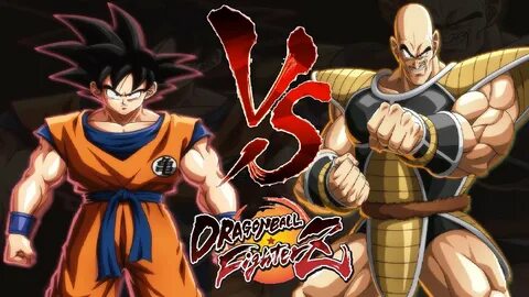 DRAGON BALL FighterZ - Goku VS Nappa Attacks, Skills & Ultim
