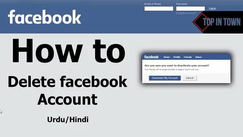 How to delete or deactivate FB account permanently immediate