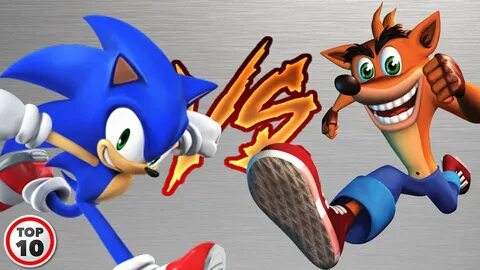 Sonic vs Crash Bandicoot - YouTube