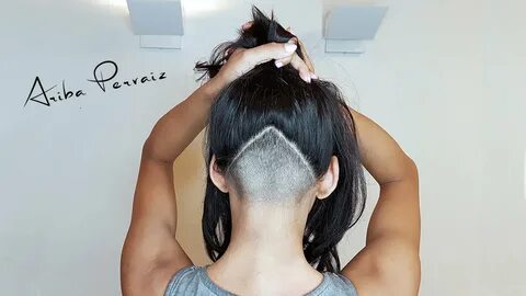 Triangle Undercut - HAIR MAKEOVER ARIBA PERVAIZ - YouTube