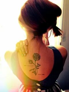 Gorgeous Marigold tattoo - the October Birth flower (placeme
