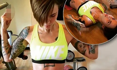 Ruby Rose hits the gym for a workout session and poses with 