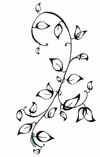 Cool Vine Leaves Tattoo Stencil Vine drawing, Vine tattoos, 