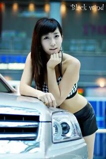 Sweet Tattoos: Goo Ji Sung is a sexy racing model from South