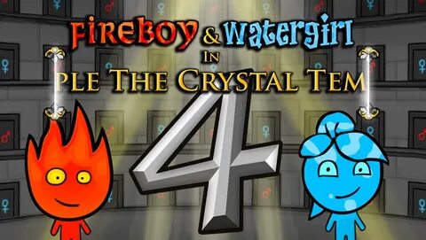 Fireboy and Watergirl 4: Crystal Temple - Играть в Fireboy a