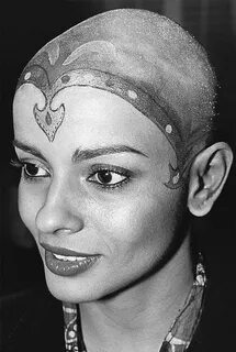 Bald, Indian actress and star of the original Star Trek - Th
