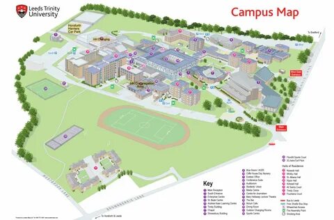 Leeds Trinity University Campus Map DelbertLavina