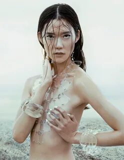 Tao Okamoto in Stunning Summer Beauty Looks for Vogue China 