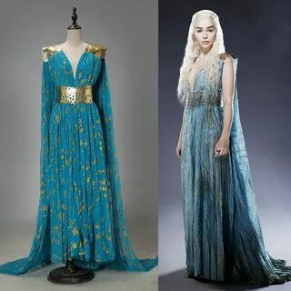 Game of Thrones Costume Cosplay Daenerys Targaryen Qarth Dre