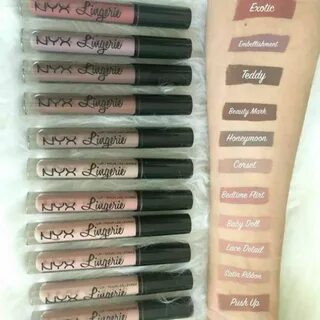 Губная помада NYX lip lingerie liquid Matte Lip Cream Lipsti