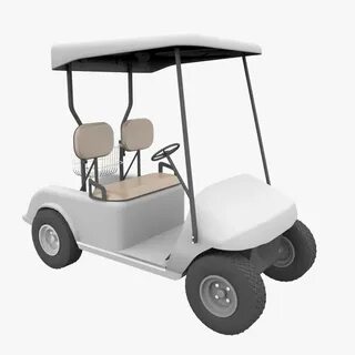 Golf car model 1145600 TurboSquid