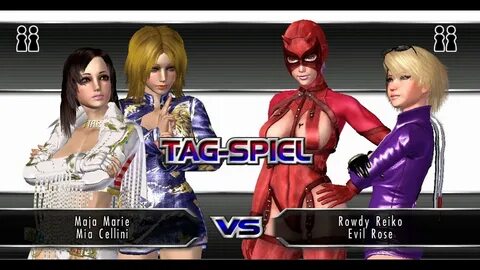 Rumble Roses MM 8 - Maja & Mia vs Rowdy Reiko/Evil Rose - Yo