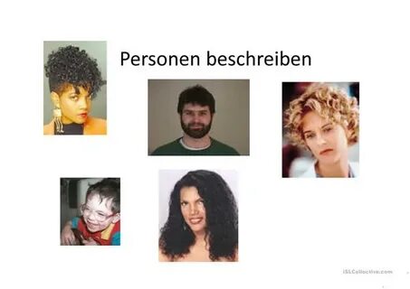 Personen und Sachen beschreiben - Deutsch Daf Powerpoints