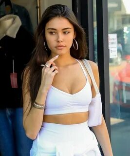 Madison Beer Hot In White Top - Hot Celebs Home