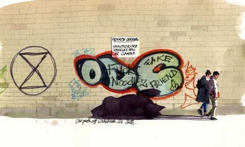 Matt Cook в Твиттере: "#graffiti #Bath #backstreets #inkdraw