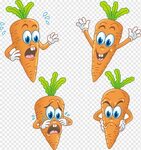 Euclidean Graphic design Illustration, carrot, food, happy B