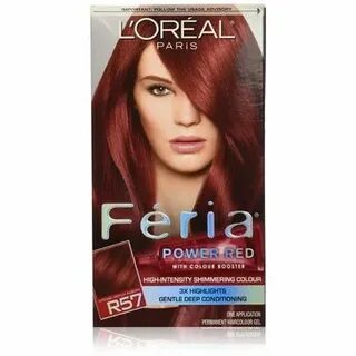 L'Oreal Feria Power Shades Hair Color, Intense Medium Auburn