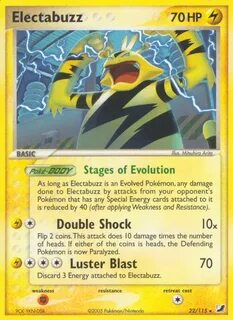 Pikawiz - Report Incorrect Data for Electabuzz #22