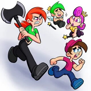 Drew The Fairly Oddparents! 