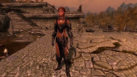 Скачать TES 5: Skyrim: "Daedric Female Armor" - Геймплей