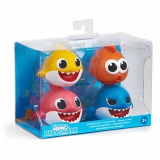 WowWee Pinkfong - Baby Shark Bath Squirt Toy - 4-pack Играландия - интернет мага