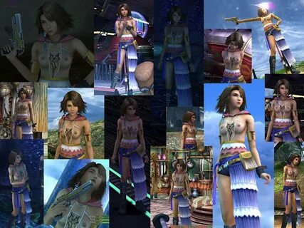 Final Fantasy 10-2 Yuna, Rikku, Paine Nude Mod Commission $$