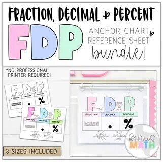 Basic Math Decimals Math decimals percents and fractions son