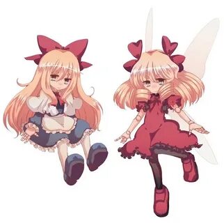 Safebooru - blonde hair bow cream (nipakupa) doll joints dre