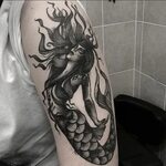 kelly violet / 1337tattoos Mermaid tattoos, Pretty tattoos, 