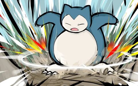 Snorlax Body Slam Pokemon, Pokemon snorlax, Snorlax