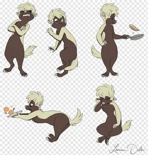 Carnivora Human behavior Cartoon Character, honey badger fre