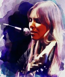 Joni Mitchell, Music Legend by Esoterica Art Agency - Royalt