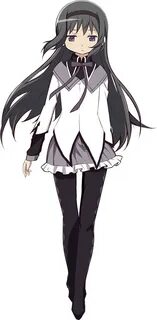 Official Transparent Artwork Of Akemi Homura From Puella - M