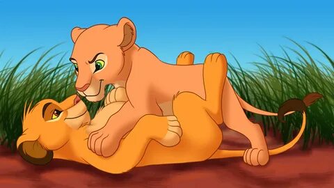 Cartoons Simba And Nala The Lion King Walt Disney Pictures 1