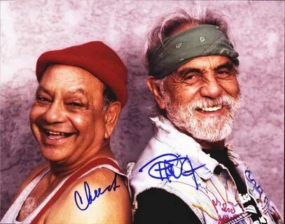 Cheech & Tommy Chong signed AUTHENTIC 8x10 Free Ship The Aut