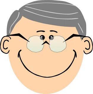 Smiling Man Face Clip Art Free Vector / 4vector - Cartoon Ma