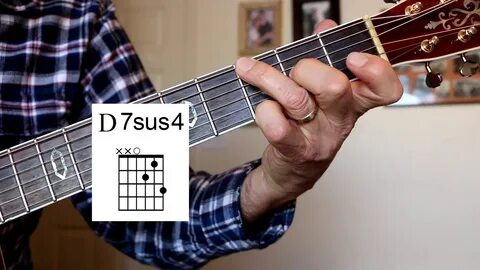 D7sus4 Open Position Guitar Chord - YouTube