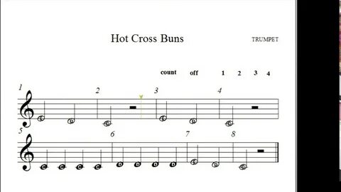 HVB Trumpet Hot Cross Buns - YouTube