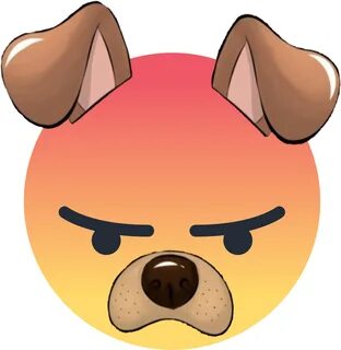 Emoji Mad Dogears Ears Face Dog Snapchat Snap Instagram - Me