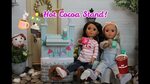 Opening the American Girl Wellie Wishers Hot Cocoa Stand! - 