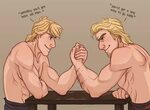 Father and Son - Arm Wrestling Joseff here is 18, young, amb