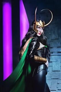 Lady Loki Cosplay Costume Marvel Original Design by Rarami E
