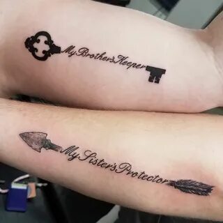 Brother Sister Tattoos by Josh 💉 💉 💉 #sistersprotector #brot