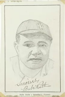 Details about Stunning Babe Ruth Signed Autographed Original