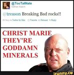 E treason Breaking Bad rocks!! CHRIST MARIE THEY'RE GODDAMN 
