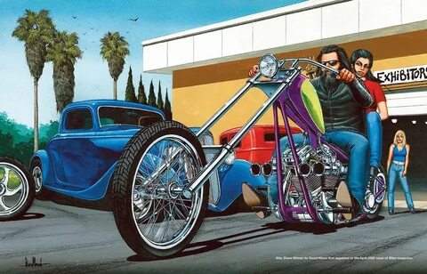 David Mann - Bike Show Winner David mann art, David mann, Bi